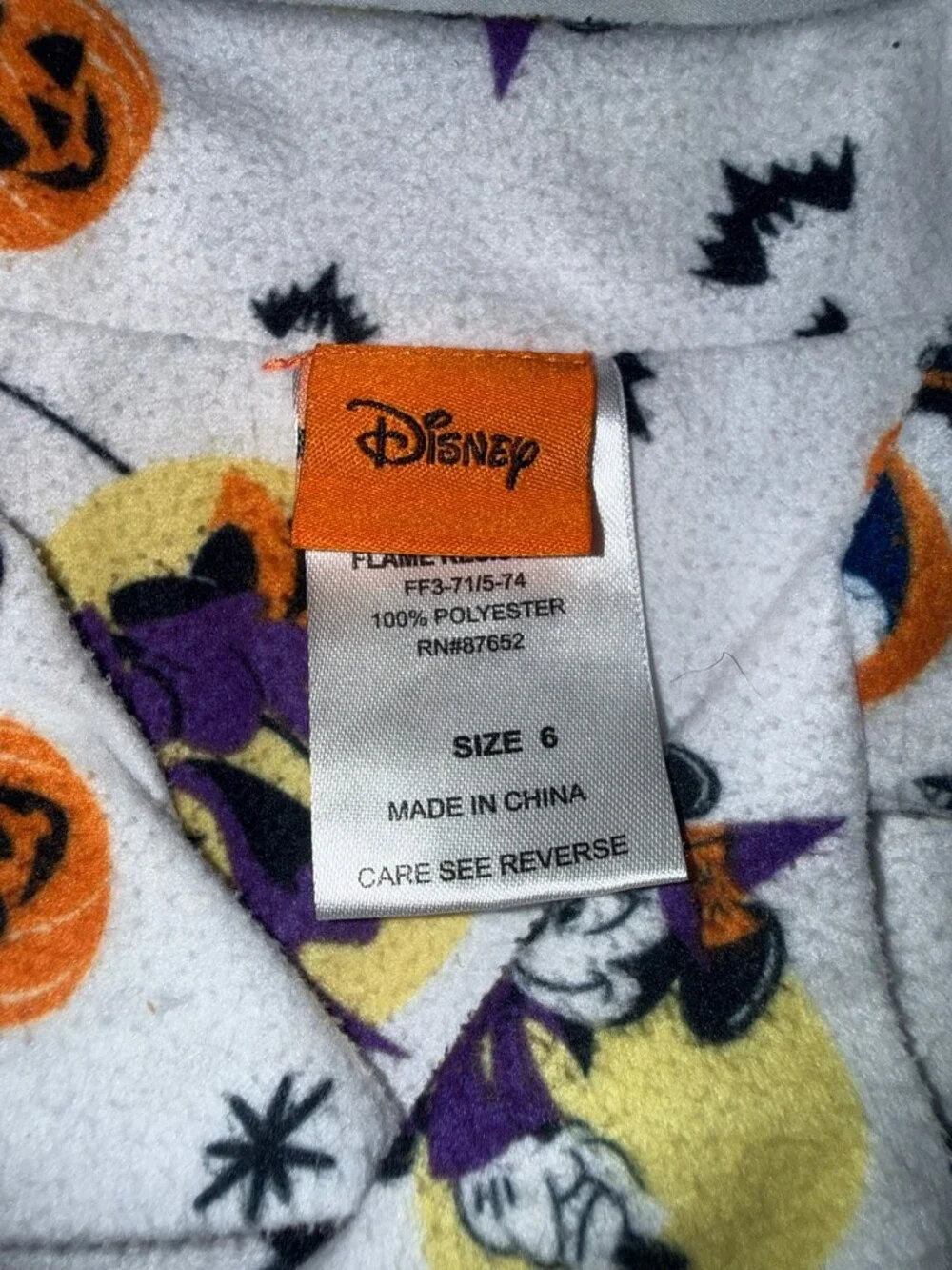 Disney Halloween Themed Kids Pajama Set